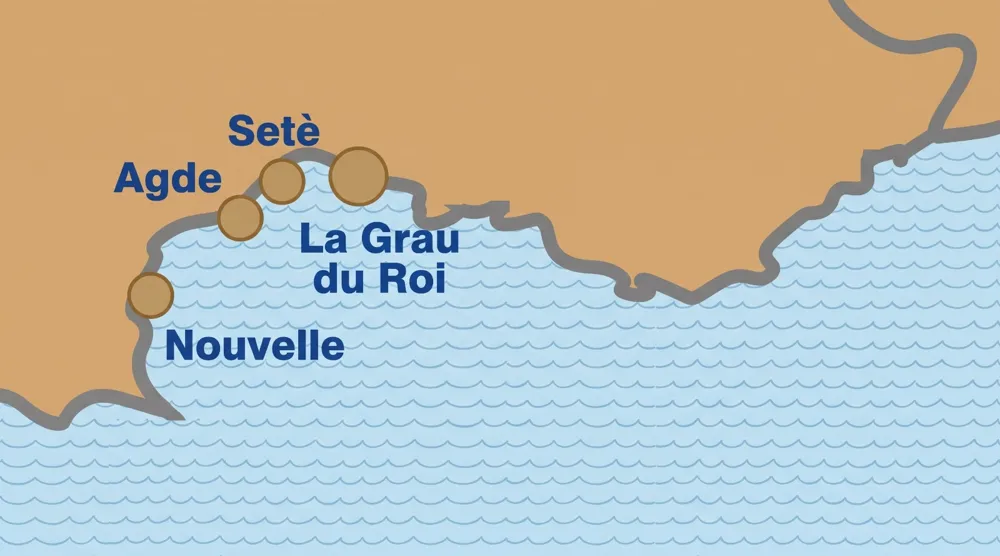 Mercato ittico nel Sud della Francia